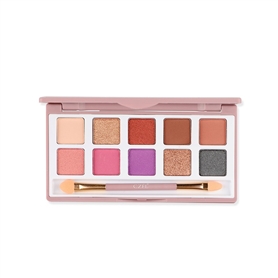 Ten color eye shadow disc